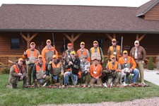 The 2009 annual invitational governor's hunt group at Antler Ridge Lodge. Great shots in the group and they almost limited out in the first field. Birds were flying everywhere.